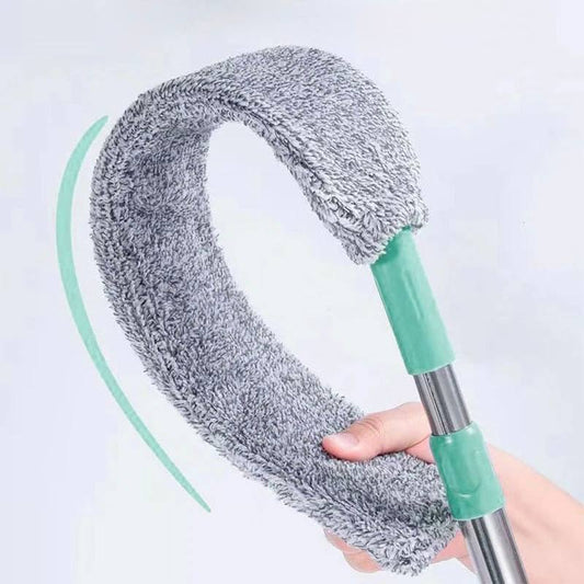 Flat Mop with 2 Reusable Microfiber Pads